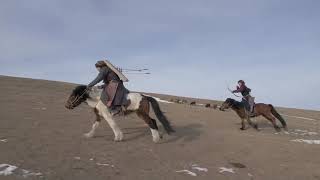 Historical Archery with Mongol Cavalry [upl. by Anitsahs853]