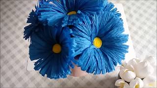 ŁATWY KWIATEK Z KREPINY  EASY CREPE PAPER FLOWER [upl. by Tully]