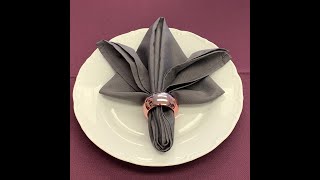 Napkin Fold with a Ring [upl. by Ronn349]