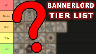 Bannerlord Skills Tier List [upl. by Notneb]