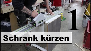 Küchenschrank kürzen inkl Schublade 1 Tutorial [upl. by Phia]