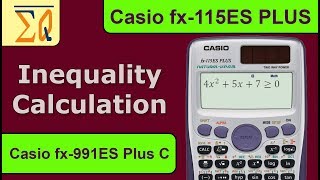 Quadratic and Cubic inequality using Casio FX991ES Plus C [upl. by Teriann]