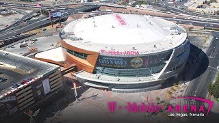 Official TMobile Arena Construction TimeLapse [upl. by Annoyk]