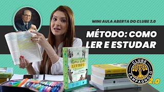 Método como ler e estudar  Clube Campagnolo [upl. by Yelnet]