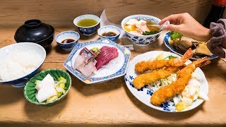 Japanese Food Tour  HIDDENGEMS in Tokyo Japan  Breakfast Lunch and Dinner [upl. by Idnyl600]