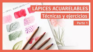 Como usar lápices acuarelables 😍 Parte 1 [upl. by Waugh]