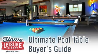 The Ultimate Pool Table Buyers Guide [upl. by Aekerly709]