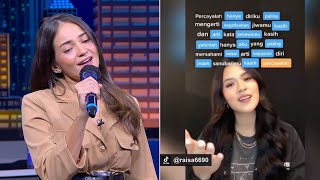 Enzy si Diva Baru Duet Dengan Raisa Auto Tepok Tangan [upl. by Osnofla141]