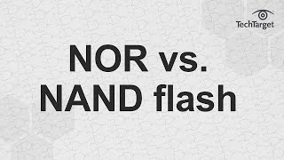 NOR vs NAND Flash Memory [upl. by Alleyn]