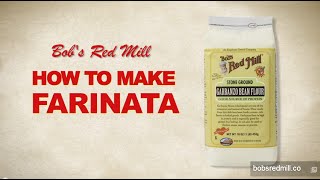 Garbanzo Bean Flour  Farinata Recipe  Bobs Red Mill [upl. by Devy]