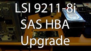 HPE Microserver G8  LSI 92118i HBA Upgrade [upl. by Conte]