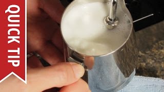 How to AutoFroth Milk for Lattes [upl. by Letch]