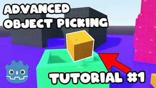 Advanced Object Picking in Godot 34  Tutorial Part 1 [upl. by Sirotek]