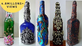 5 Bottle Decoration Ideas [upl. by Cathy636]