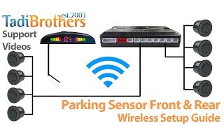 Wireless Backup Parking Sensor installation guide [upl. by Mairb]