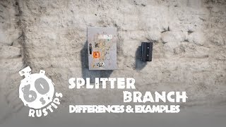 60 Second Rust Tips  Splitter amp Electrical Branch  Differences and Examples [upl. by Lambert]