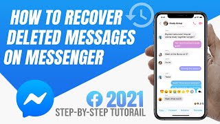 How to Recover Deleted Messages on Messenger 2021 Retrieve FB Messages [upl. by Anoiuq]