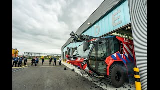 Opening nieuwe brandweerkazerne luchthaven Rotterdam The Hague Airport [upl. by Anola701]