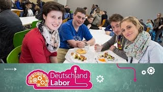 Deutsch lernen A2  Das Deutschlandlabor  Folge 01 Schule [upl. by Ylrebmit]