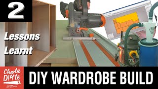 DIY Fitted Wardrobe Build  Lessons Learnt Video 2 [upl. by Valencia]