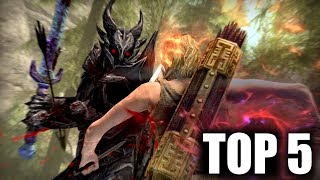 Skyrim  Top 5 Weapon Enchantments [upl. by Dlopoel]