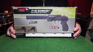 Gamo PT85 Tactical Blowback Pistol Review amp Shoot [upl. by Neliac]