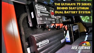 Ultimate 79 Series Landcruiser Lithium Dual Battery System  Featuring REDARC amp INVICTA Lithium [upl. by Ryon]