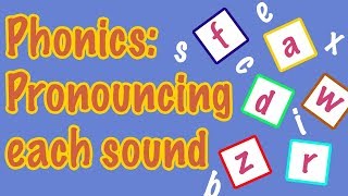 English Letter Pronunciation  Phonics [upl. by Myrle]