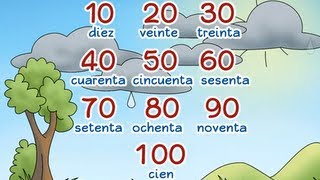 Learn to count by tens quotGotas de diez en diezquot  Calico Spanish Songs for Kids [upl. by Hedi]