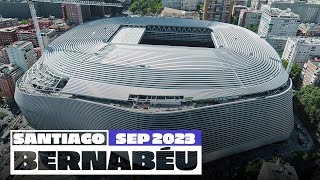 NEW Santiago Bernabéu stadium works September 2023  Real Madrid [upl. by Sagerman4]