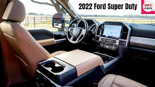 2022 Ford Super Duty F250 Lariat Tremor and F350 Limited Interior [upl. by Sochor397]