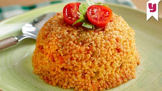 Bulgur Pilavı Tarifi  Ev Yemekleri Tarifleri  Yemekcom [upl. by Anirazc]