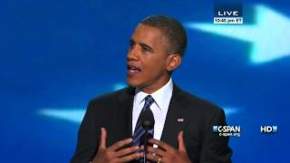 President Obama Acceptance Speech at 2012 Democratic National Convention CSPAN  Full Speech [upl. by Baruch]