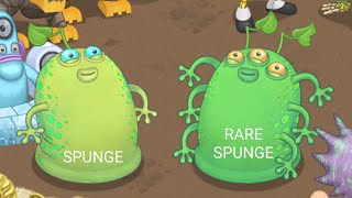 How to breed Spunge and Rare Spunge in My Singing Monsters [upl. by Afira]