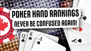 ALL Poker Hands Ranked and Explained [upl. by Rita731]