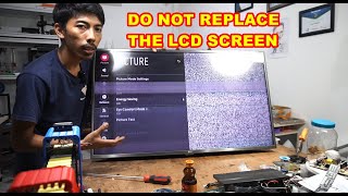 How to Fix LCD TV Horizontal Screen Lines [upl. by Aceissej]