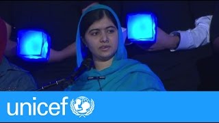 Malala addresses UN General Assembly  UNICEF [upl. by Aicats]