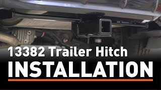 Trailer Hitch Install CURT 13382 on a Subaru Crosstrek [upl. by Eecyal491]