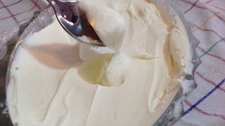 como Hacer Queso Mascarpone Casero [upl. by Jovitah]