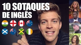 10 SOTAQUES DE INGLÊS  AMERICANO REAGE [upl. by Vins]