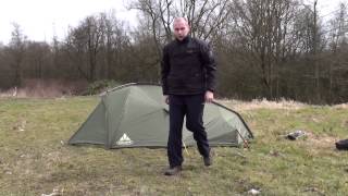 Vaude Taurus II 3P Pitching and first impression [upl. by Elletnuahs727]