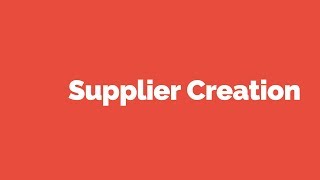 How to Create a Supplier in Oracle EBusiness Suite R122X [upl. by Ydollem]