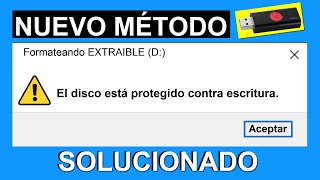 El Disco Está PROTEGIDO Contra ESCRITURA│Como QUITAR Protección Contra Escritura USB y Micro SD [upl. by Aehs]