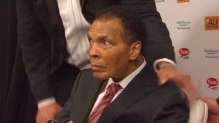 Muhammad Ali makes rare public appearance [upl. by Ellimahs140]