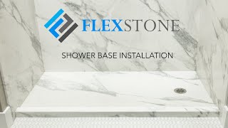 FlexStone Shower Base Installation [upl. by Bandur430]