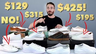 13 Sneaker Showdown  THE BEST WHITE SNEAKER and one to NEVER BUY [upl. by Ecirtram]