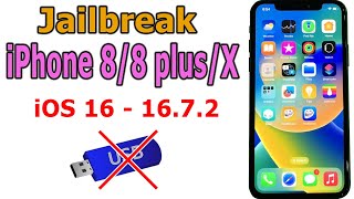 How to Jailbreak iPhone 88 PlusX iOS 16 – 1672 without USB on Windows [upl. by Delinda]