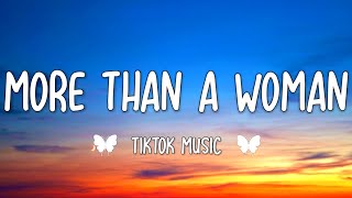 Bee Gees  More Than A Woman Lyrics Tiktok Music [upl. by Fanechka829]