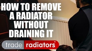 How To Remove A Radiator Without Draining It [upl. by Verda120]