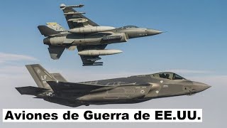 Top 10 Aviones de Guerra mas Poderosos de Estados Unidos [upl. by Asylem]